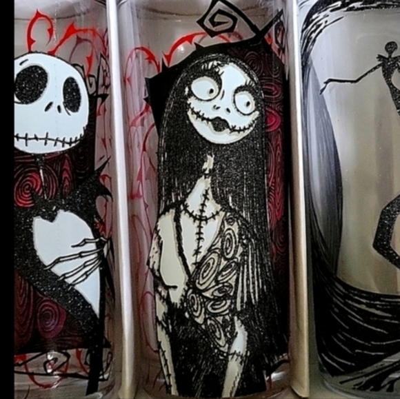 Disney Nightmare Before Christmas Glassware Set of 4 - Picture 4 of 11